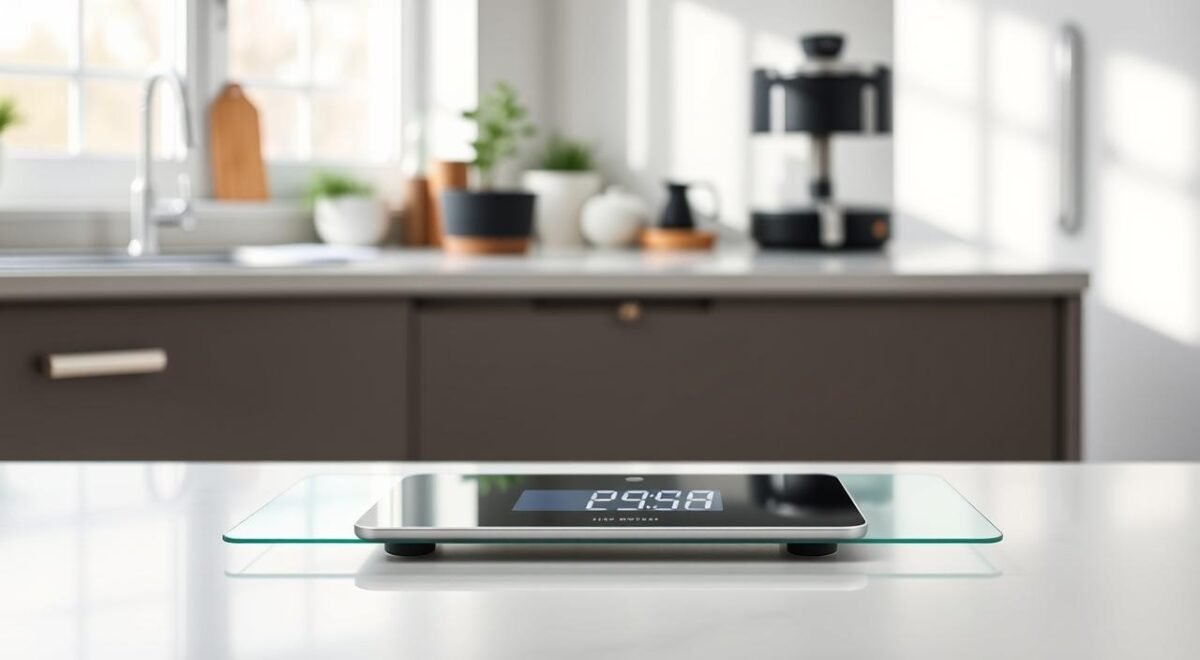 Balança Digital de Vidro Good Deals Oficial Precisão e Design Moderno. 1 Balança Digital de Vidro Good Deals Oficial