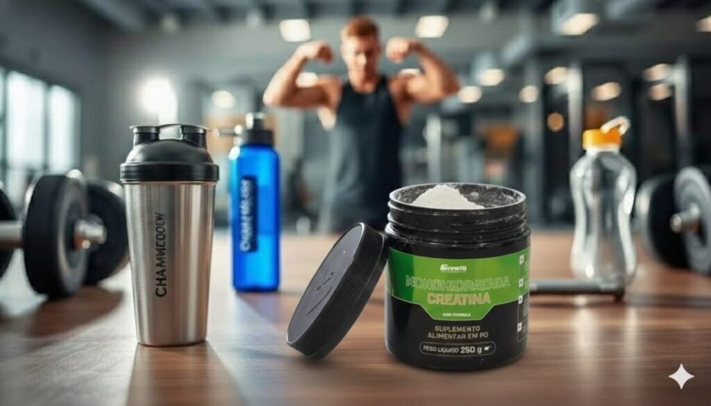 creatina monohidratada growth 250g