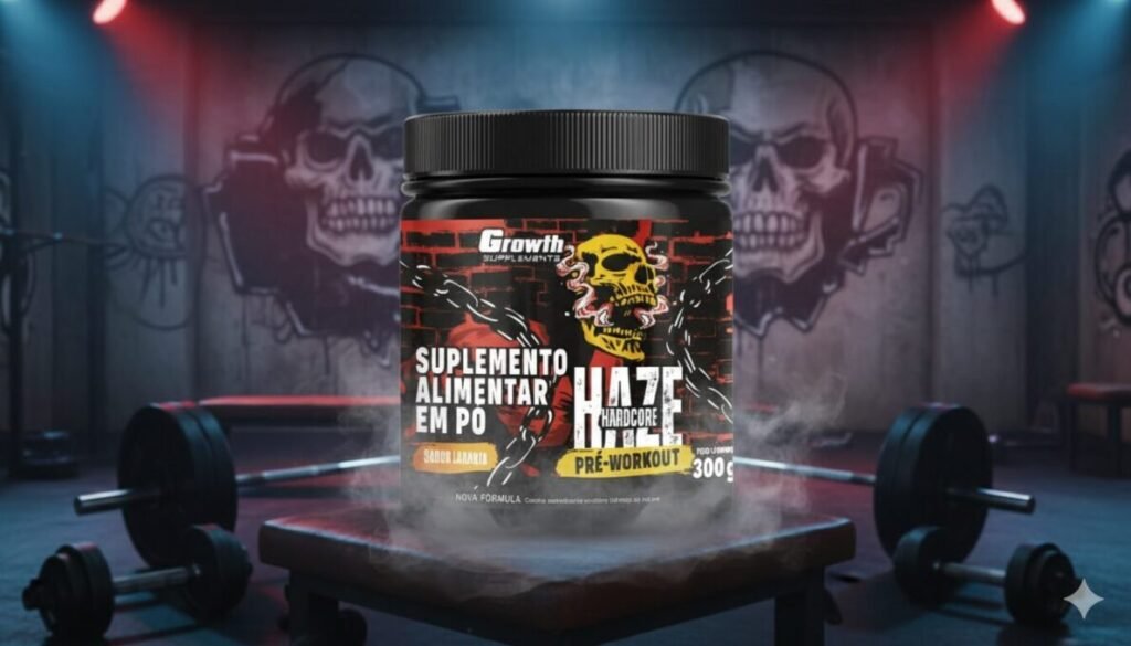 Pré-Treino Haze Hardcore Growth Supplements é Bom? Review Completo Uva. 9 pré-treino haze hardcore 300g growth supplements - uva