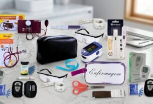 Kit De Enfermagem Luxo Premium Com Medidor De Glicose