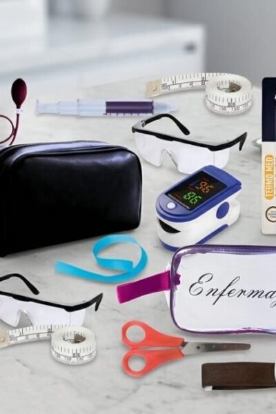 Kit De Enfermagem Luxo Premium Com Medidor De Glicose