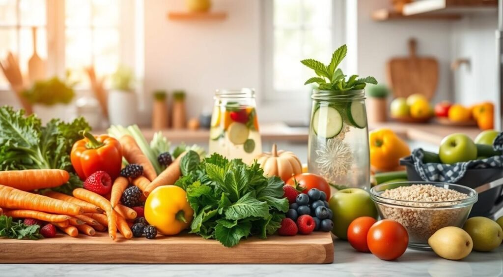 alimentos saudáveis e desintoxicação do organismo
