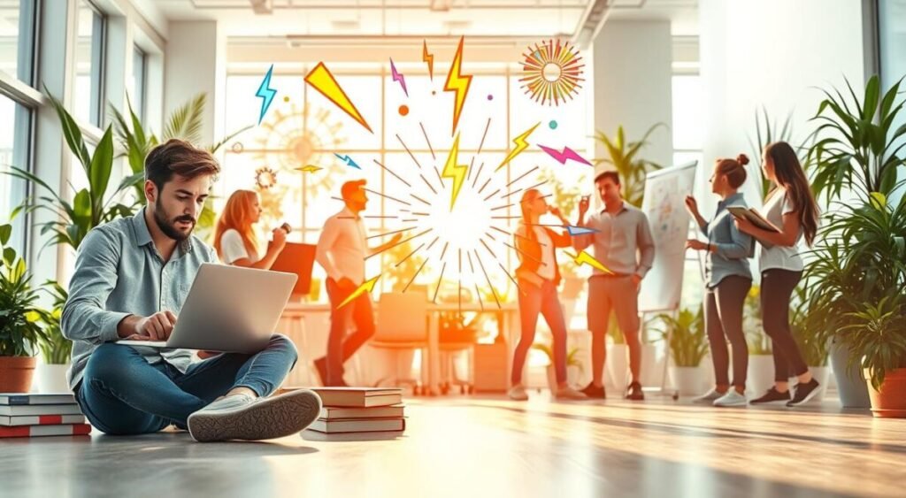 energia sob demanda para treinar trabalhar estudar