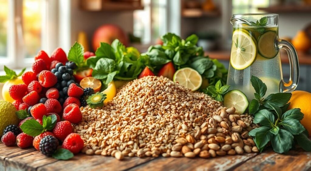 fibras para limpar toxinas do corpo