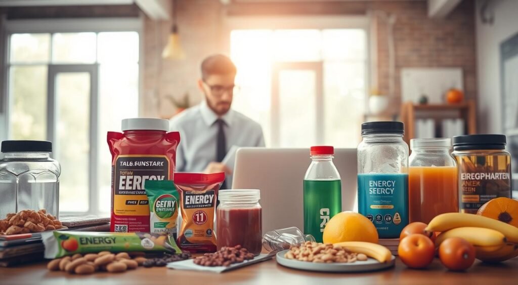 impulsos e suplementos para energia