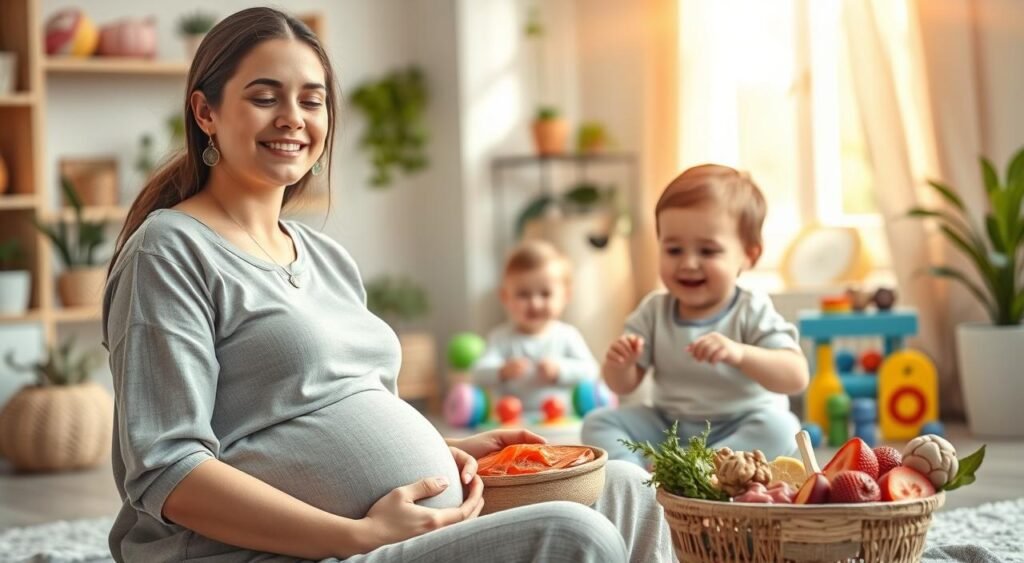 ômega 3 na gravidez e desenvolvimento infantil