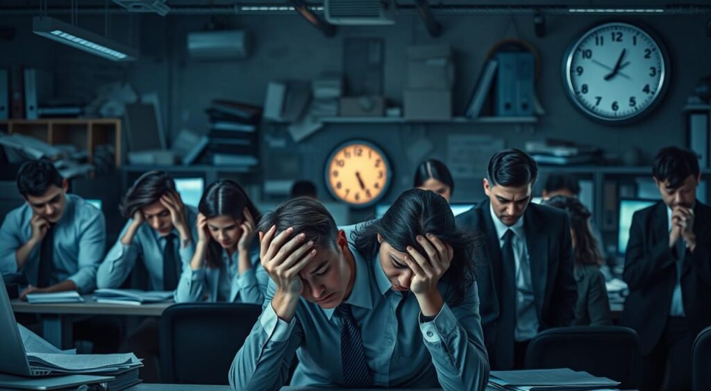 sinais e sintomas da síndrome de burnout