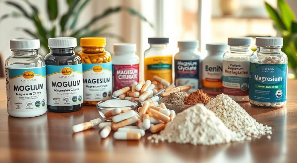 tipos de suplemento de magnésio
