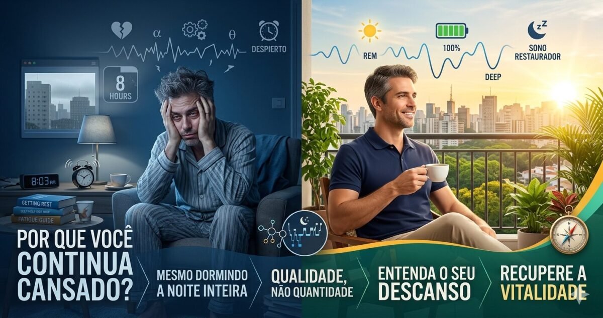 Por Que Você Continua Cansado Mesmo Dormindo a Noite Inteira Descubra