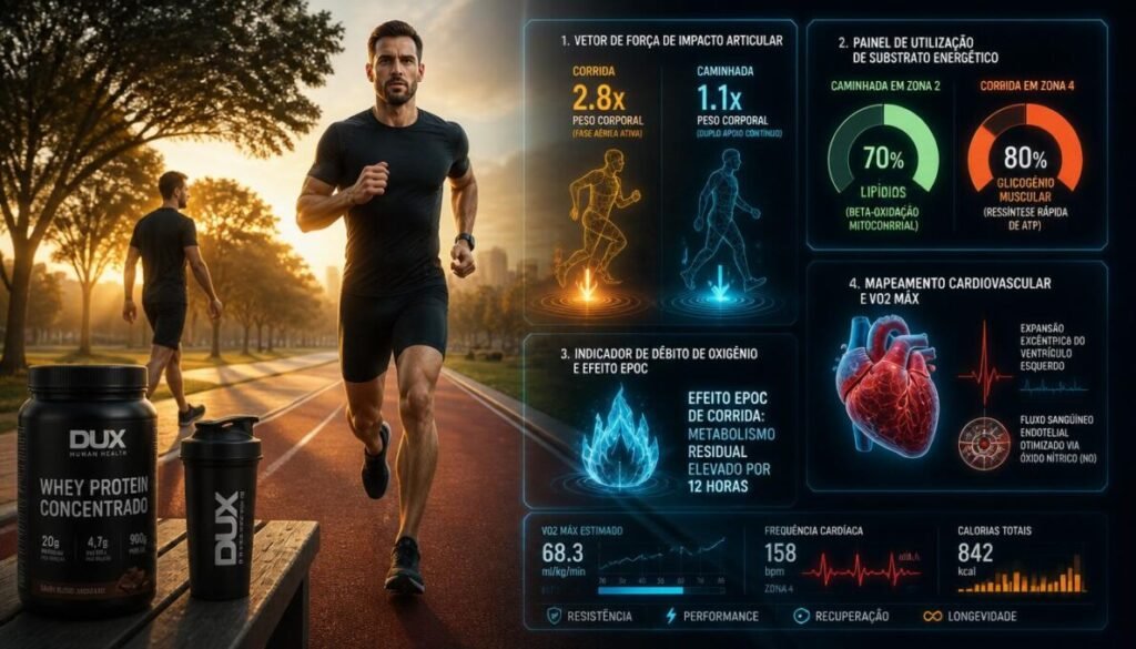 Caminhada ou corrida o que é melhor Guia de biomecânica e saúde