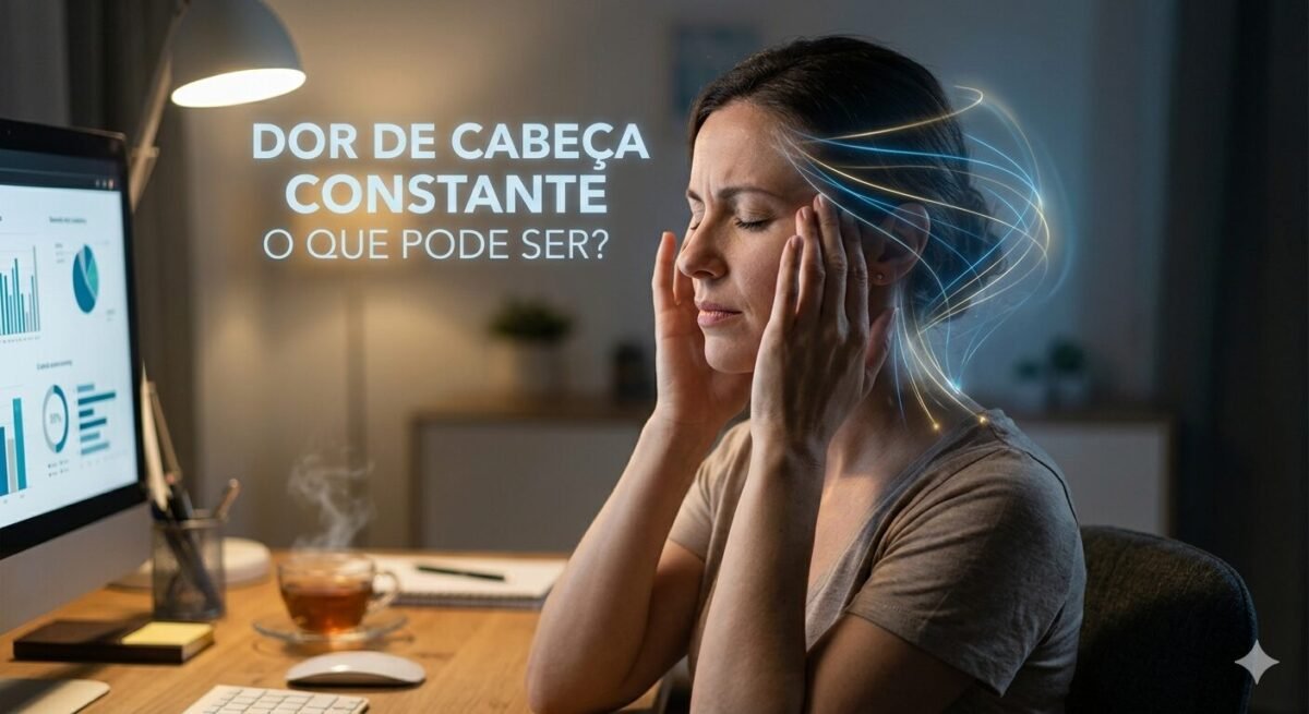 Dor de cabeça constante o que pode ser