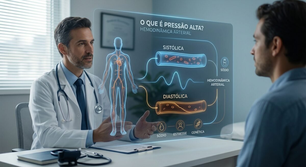 O que é pressão alta? Entenda Sintomas, Causas e Riscos 1 O que é pressão alta